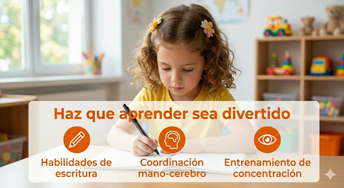 Cuaderno Reutilizable de Escritura — Mejora la Letra de tu Hijo en 30 Días