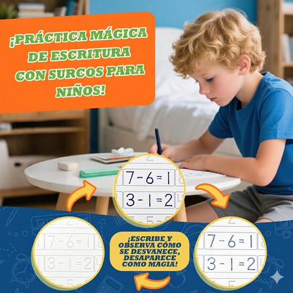 Cuaderno Reutilizable de Escritura — Mejora la Letra de tu Hijo en 30 Días
